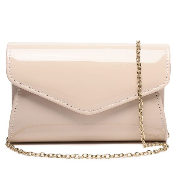 Patent Leather Envelope Clutch Evening Handbag Stylish Shoulder Bag ^-^ - Picture 1 of 7